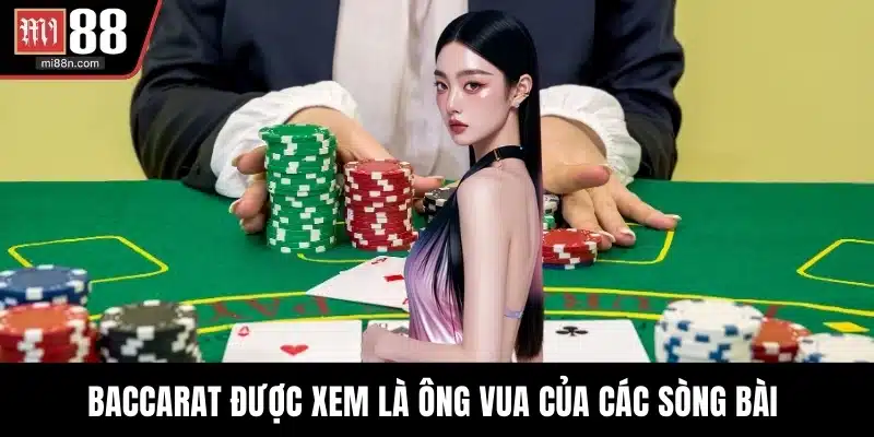 Baccarat được xem là ông vua của các sòng bài